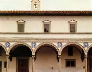 Filippo Brunelleschi Ospedale degli Innocenti painting